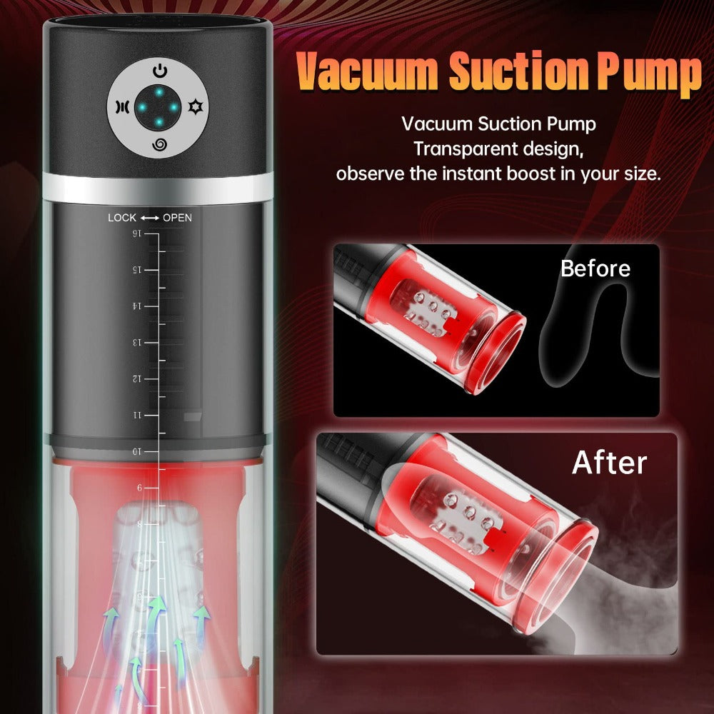 2 In1 Vibrating Rotating Sucking Auto Masturbator