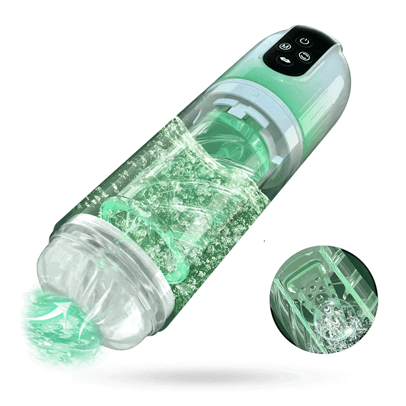 2 in 1 Penis Pump Enlargement Training Male Masturbator