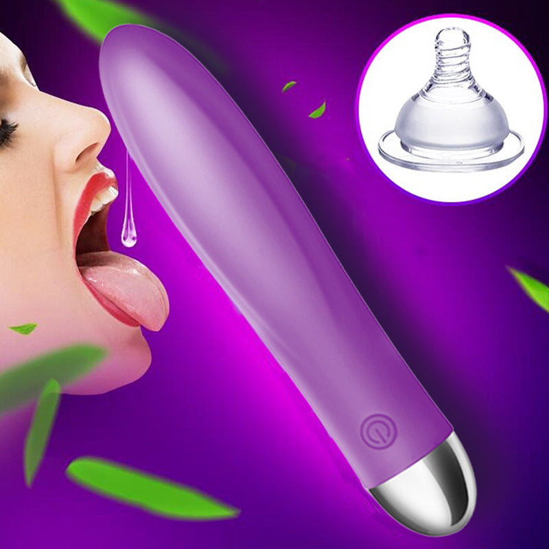 Mute Strong-shock G Spot Flirting Massage Stick - ThenLover