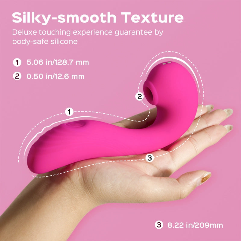 10 Vibrating 5 Flapping Sucking Clitoral Licking and G Spot Vibrator