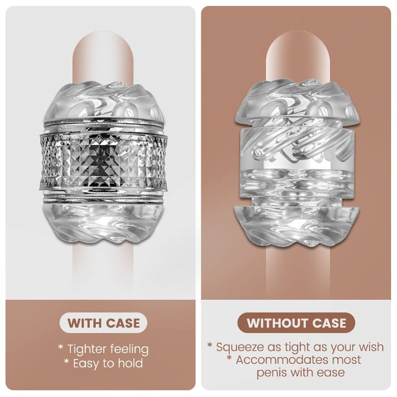 Open Ended Manual Sucking Male Masturbation Cup