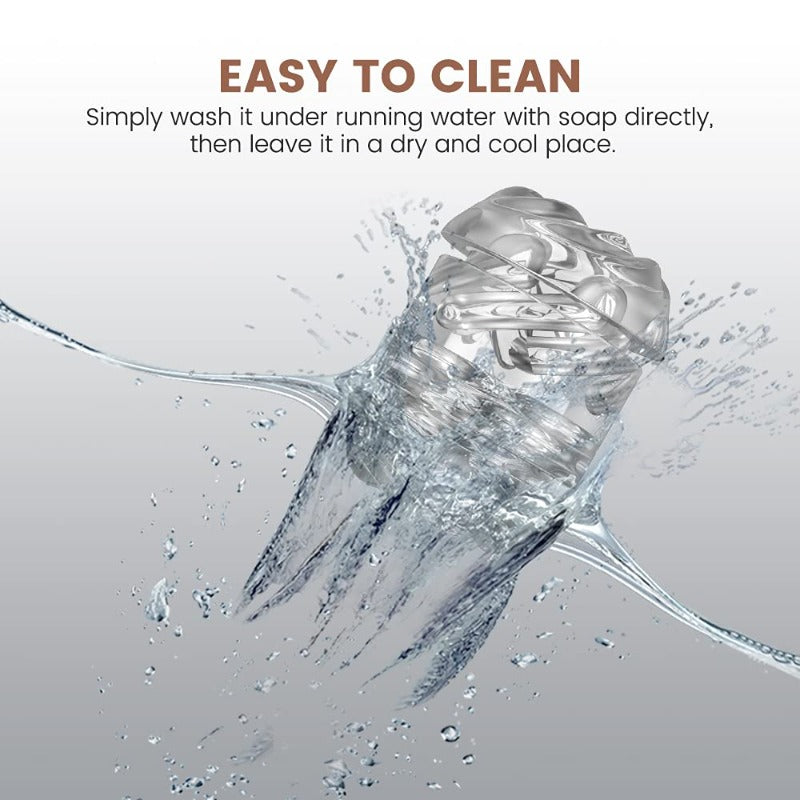 Open Ended Manual Sucking Male Masturbation Cup