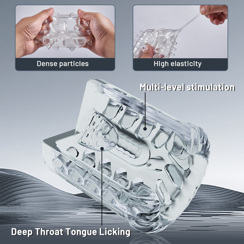 7 Vacuum Sucking for Oral Sex LCD Display Masturbator Sex Toys For Men