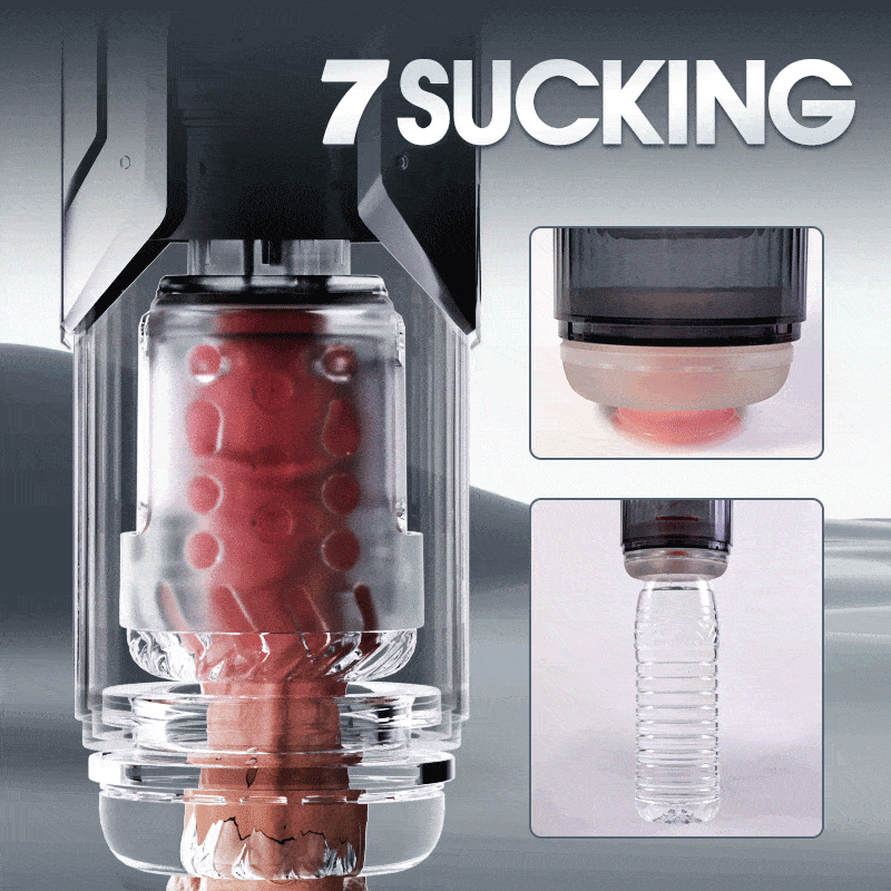 7 Vacuum Sucking for Oral Sex LCD Display Masturbator Sex Toys For Men