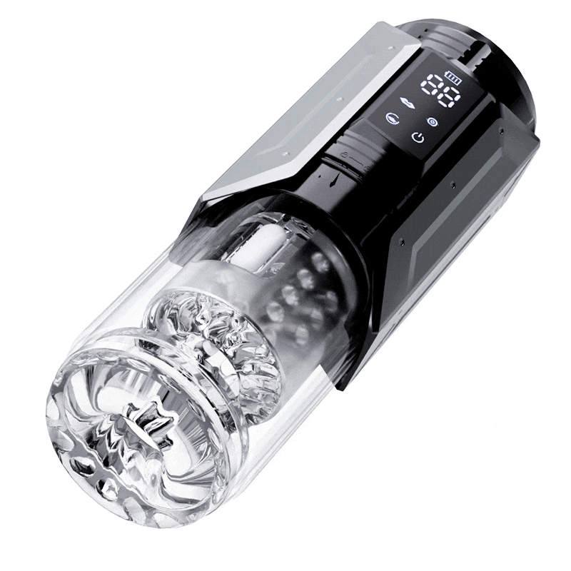 7 Vacuum Sucking for Oral Sex LCD Display Masturbator Sex Toys For Men