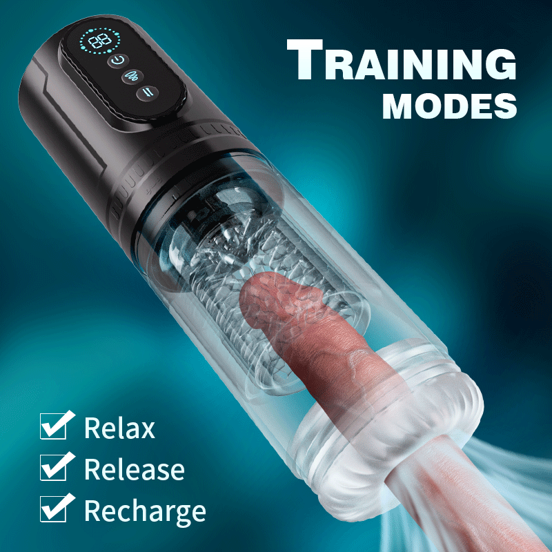 9 Thrusting & Rotating 9 Suction Male Masturbator - Perfect For Larger Sizes