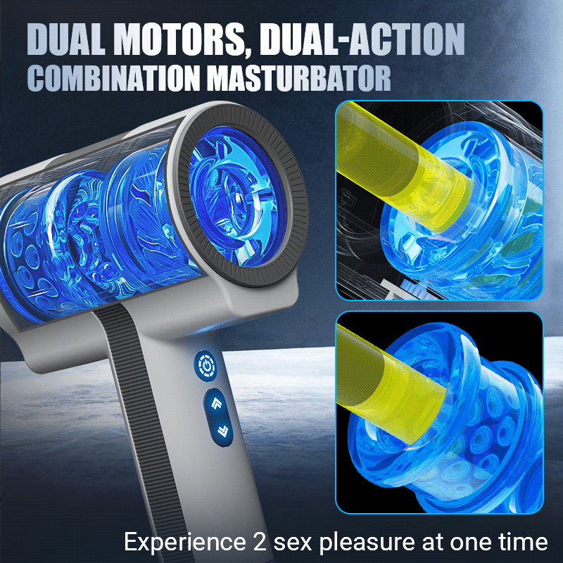 Automatic 5 Telescopic Rotation 7 Vibrations Handheld Male Masturbation Cup
