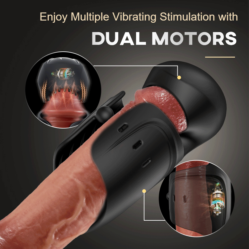 Automatic Adjustable Buckle 10 Vibrating Modes Masturbation Cup