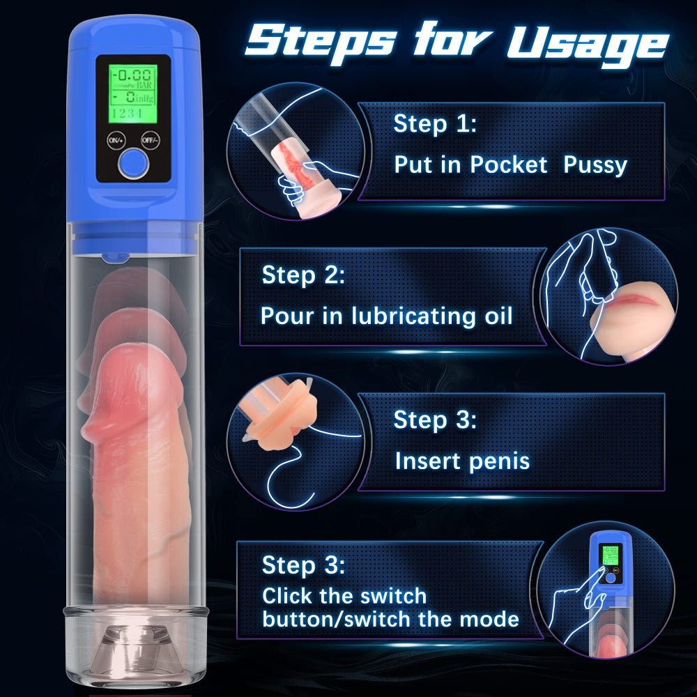 3 in 1 Penis Enlargement Pump-step for usage