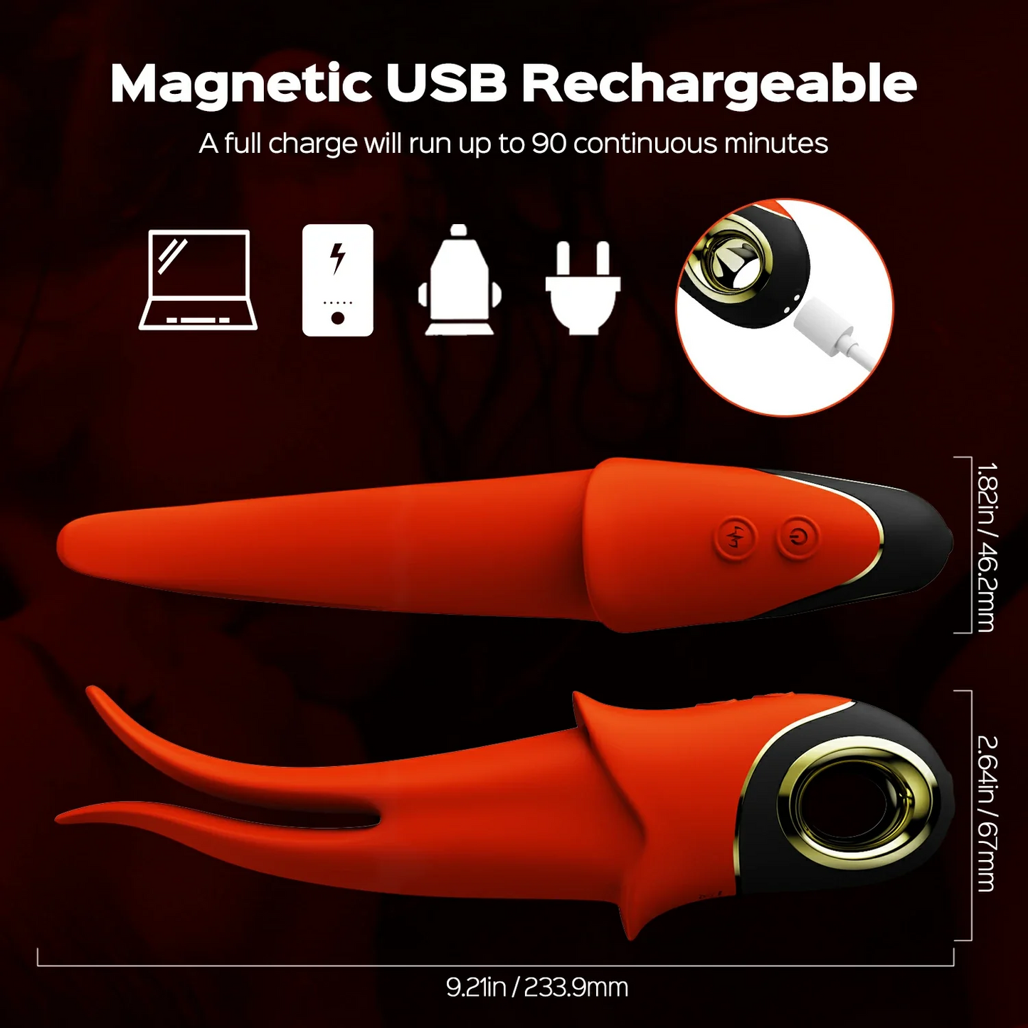 G-Spot and Clit Flickering Tongue Vibrator