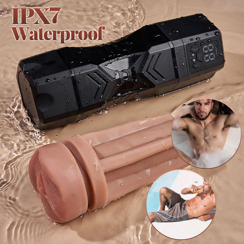Masturbator with 5 Suction Levels & 9 Vibration Modes – Realistic Riding & Squeezing