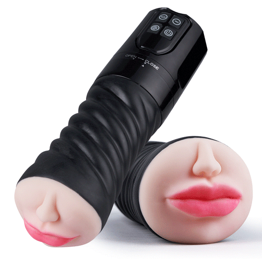 Mouth Obsession Vibration Suction Remote Play Dual-Density Oral Masturbator