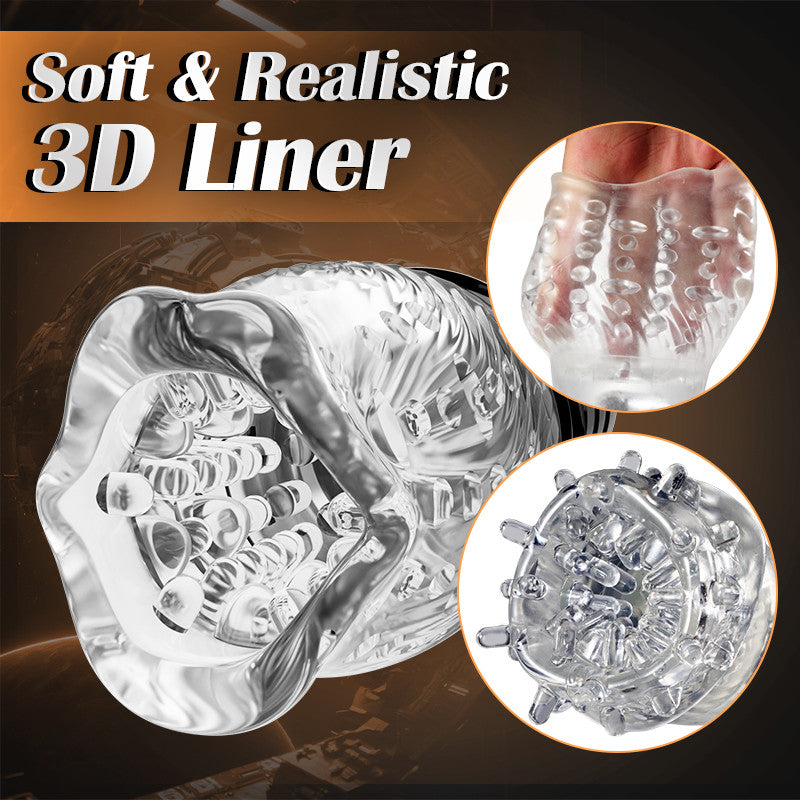 5-Frequency Rotation 10 Speeds Vibration Oral Sex Masturbation Cup - ThenLover