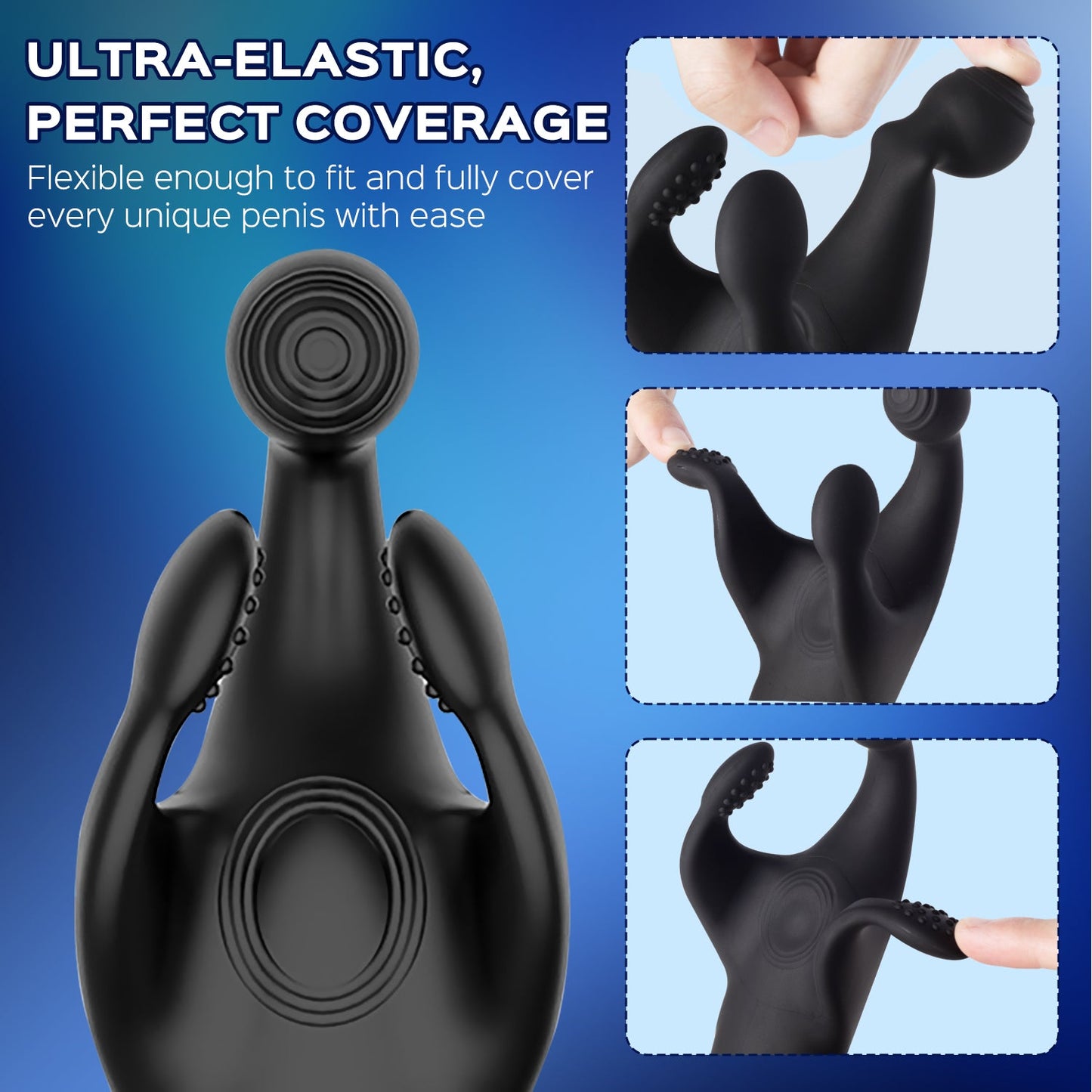 Tapping Testicle And Perineum Vibrator Penis Massager