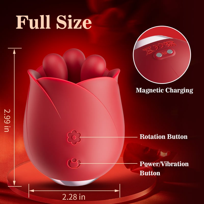 Vibrating Rotating Clit Vibrator For Full Body Pleasure