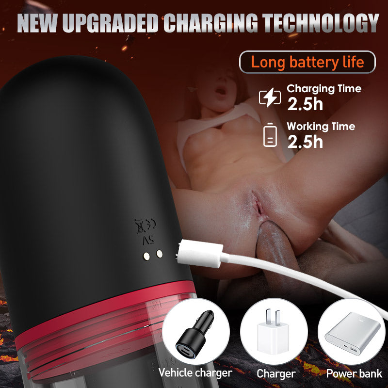 Vibration 9 Mode Clip Suction Penis Pump - ThenLover