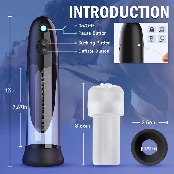 Super Waterproof Vacuum Suction Penis Pump