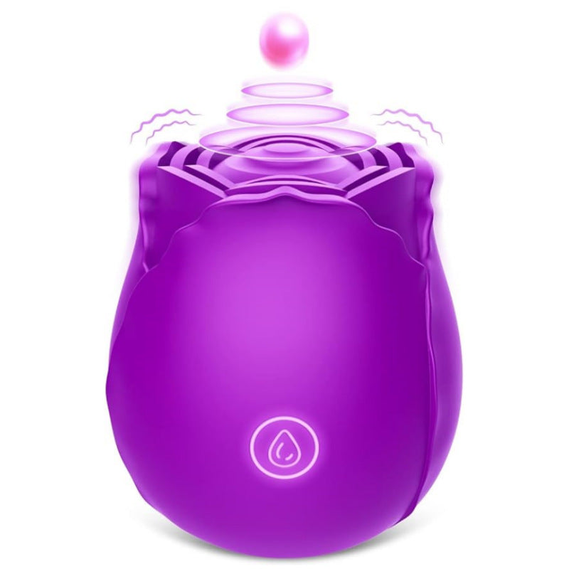 7 Tapping & Vibrating Rose Stimulator