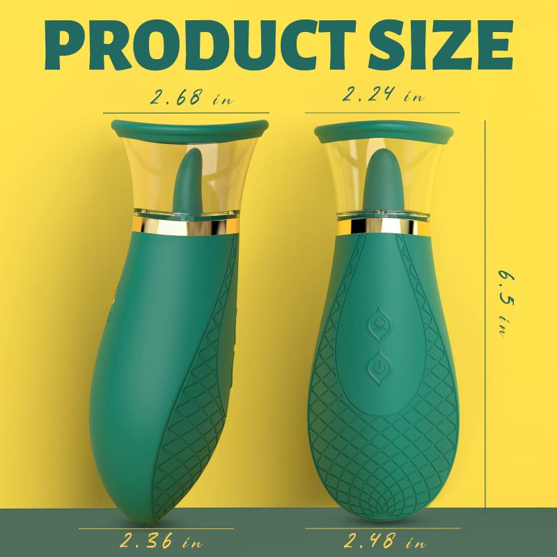 3 Sucking 9 Licking Modes Nipples Clit Sucking Vibrator