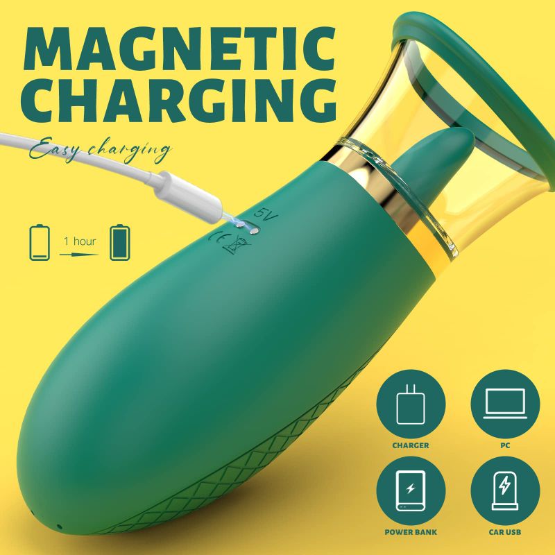 3 Sucking 9 Licking Modes Nipples Clit Sucking Vibrator