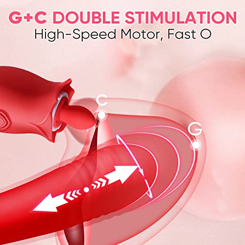 3 In 1 Quick Pleasure Vibrator Stimulator with Sucking Cups