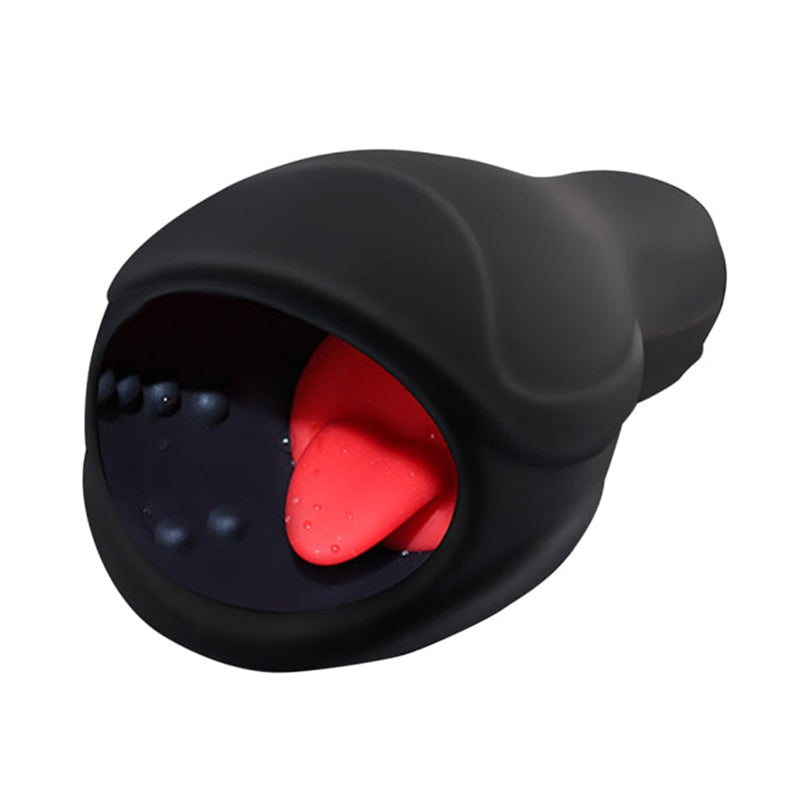 6 Modes Tongue Licking Glans Massager Masturbator.