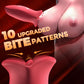 10 Biting 10 Vibrating Modes Stimulate Nipple Clitoral Women Vibrator - ThenLover