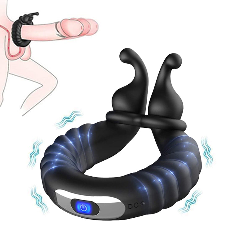 Dildo Vibrator Stretchy Adjustable Cock Ring - ThenLover