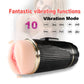 2-in-1 Male Masturbator with 10 Vibration Modes & Dual-Texture Sleeve