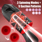 3 Rotating 5 Sucking 10 Vibrating Male Masturbator for Glans Training