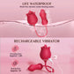 9 Tongue Licking 9 Thrusting Rose Vibrator for Clitoral, G-Spot & Full-Body Stimulation