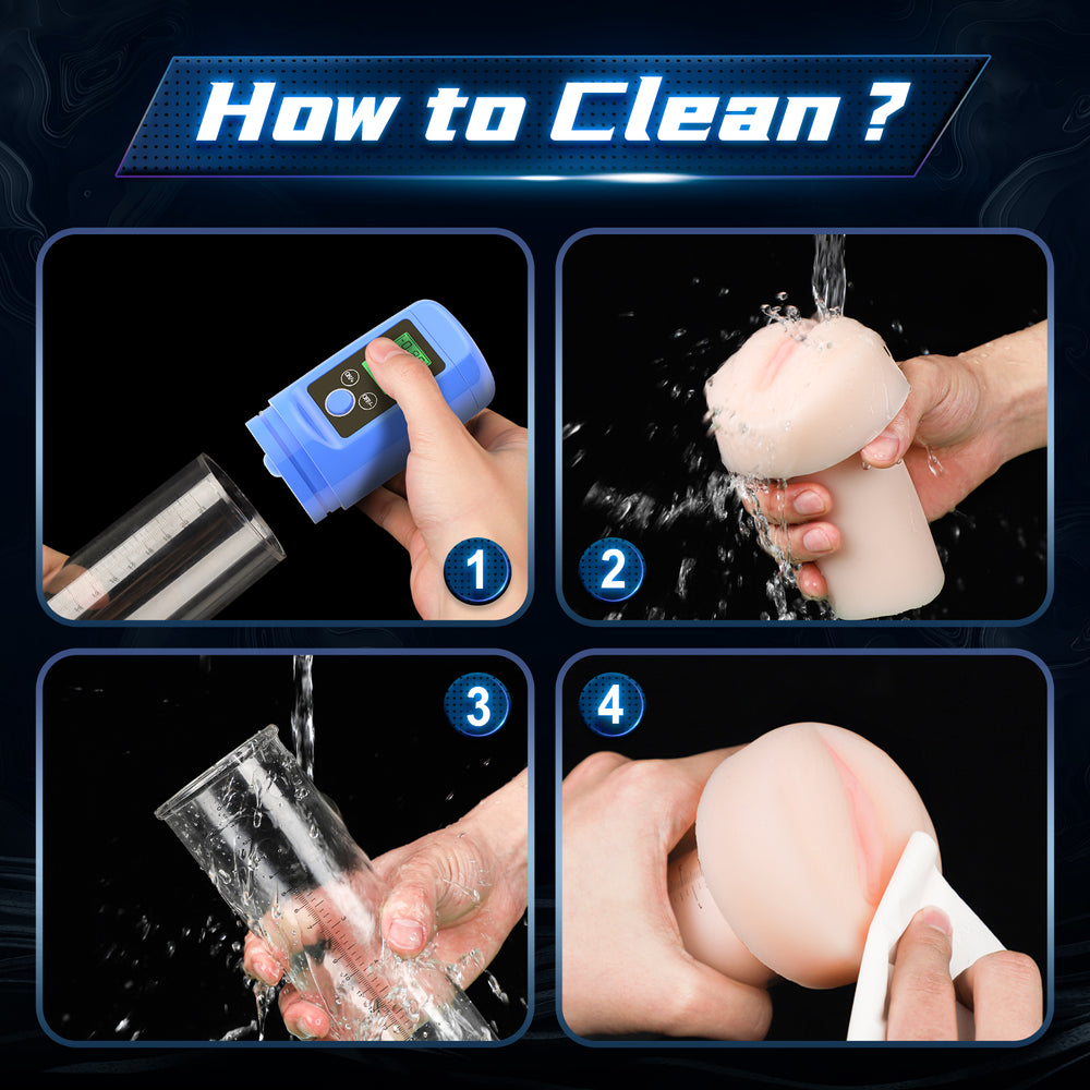 3 in 1 Penis Enlargement Pump - how to clean