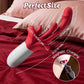 4 In 1 Tongue Licking & Swings & Heating G-spot Vibrator For Women