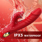 4-in-1 Thrusting & Vibrating Massager with G-Spot and Clitoral Stimulation