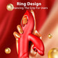 4-in-1 Thrusting & Vibrating Massager with G-Spot and Clitoral Stimulation