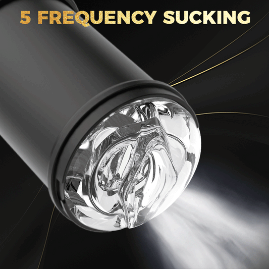 5 Sucking 5 Telescoping Rotating Oral Sex Masturbation Cup
