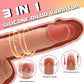 7 Vibrations 5 Thrusting 5 Rotating Realistic Dildo with Strong Suction Cup