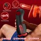 9 Vibrations 4 Suctions Clamping Suction Oral Simulation Male Masturbator