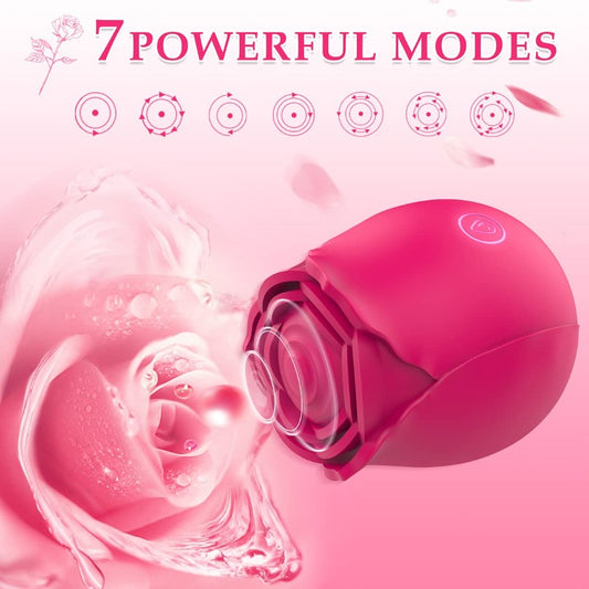 7 Tapping & Vibrating Rose Stimulator