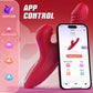 App-Controlled Vibrator with 7 Thrusting, 10 Vibration &  5 Tongue Motion for G-Spot & Clitoral Stimulation