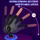 Automatic vibrating thrusting dildo with suction cup
