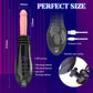 Automatic vibrating thrusting dildo with suction cup