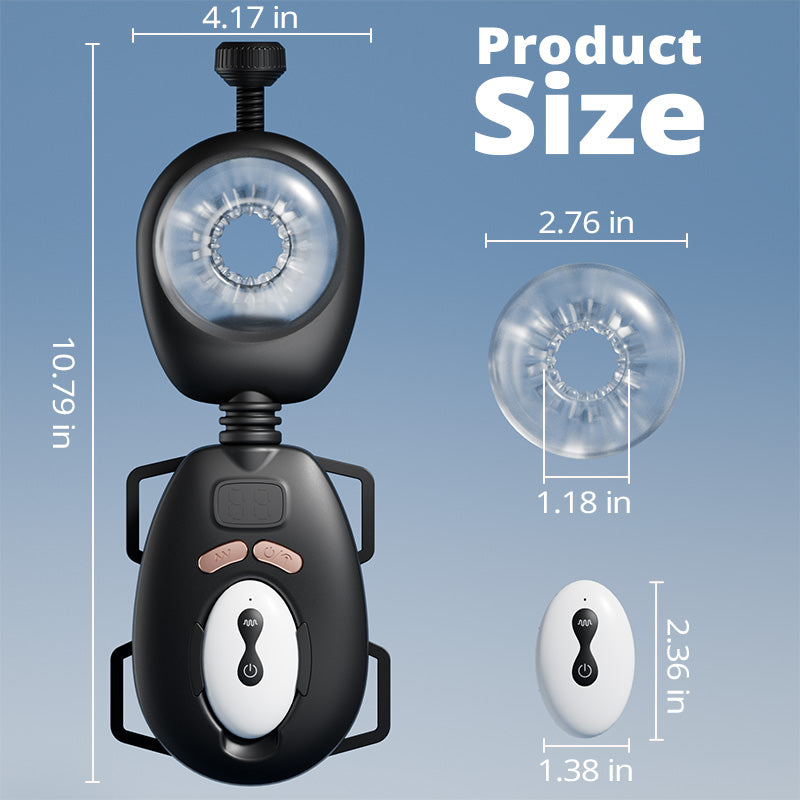Belt-Driven Wearable Vibrating Stroker Ultimate Male Masturbator for Intense Pleasure