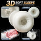 3D soft sleeve product with features highlighted on a black background