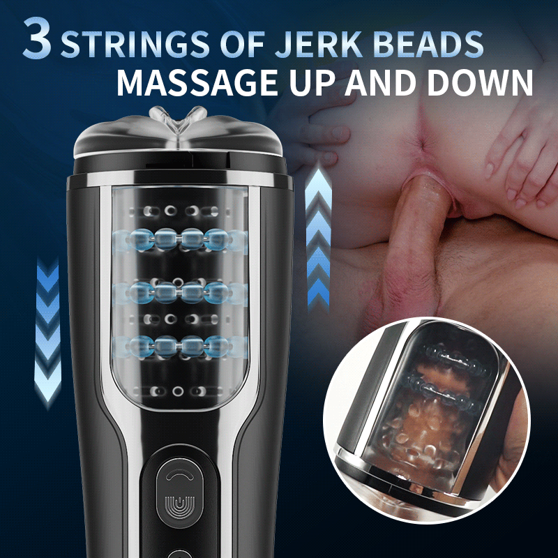 Massage Rollers Thrusting Vibrating Masturbation Cup