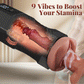 Masturbator with 5 Suction Levels & 9 Vibration Modes – Realistic Riding & Squeezing