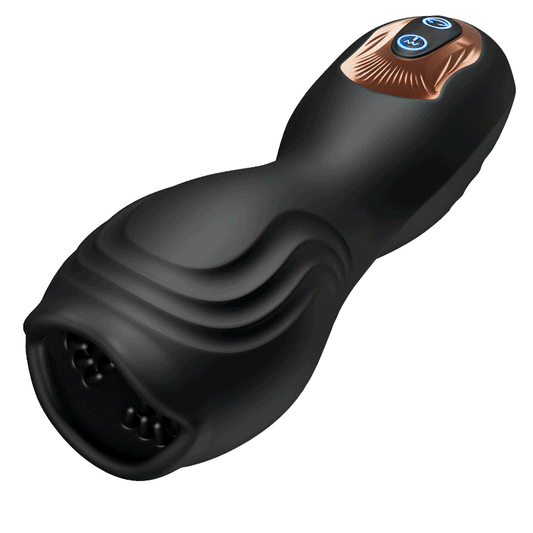 Stamina Training Endurance Builder Intelligent Twisting Multi-Frequency Vibration Glans Trainer