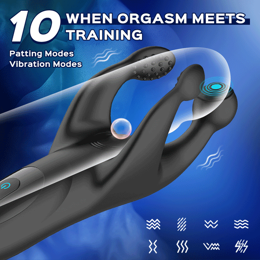 Tapping Testicle And Perineum Vibrator Penis Massager