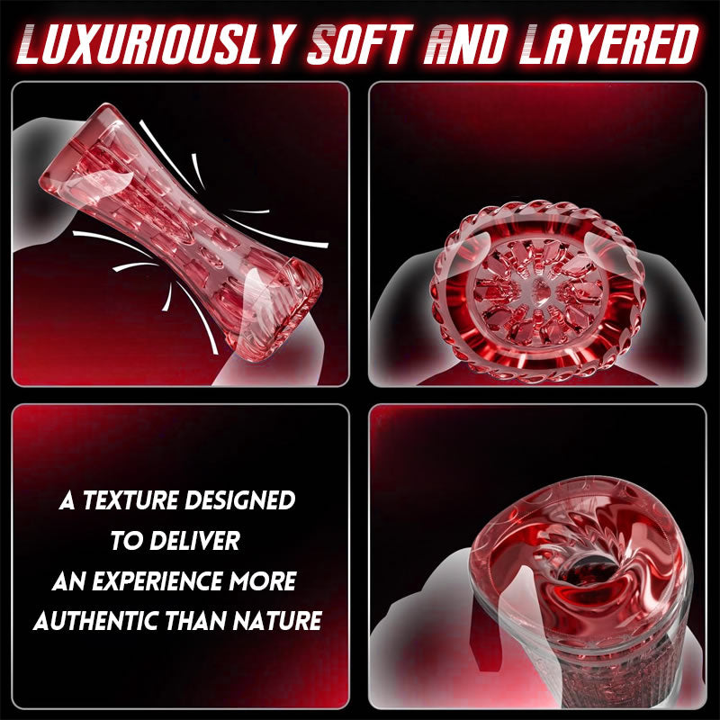 7 Modes Suction Rotation & Vibration Automatic Vacuum Pump Masturbato with 360° Textured Tongue Sensation