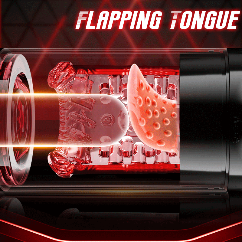 7 Modes Suction Rotation & Vibration Automatic Vacuum Pump Masturbato with 360° Textured Tongue Sensation